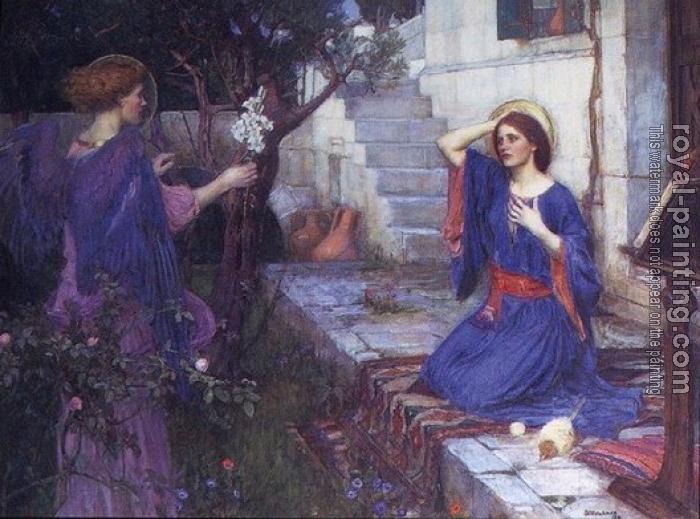 John William Waterhouse : The Annunciation John William Waterhouse : The Annunciation